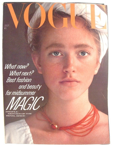 British Vogue  July 1981 Zack Carr