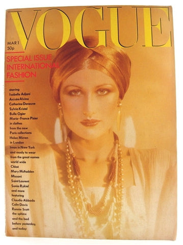 British Vogue March 1st, 1976
