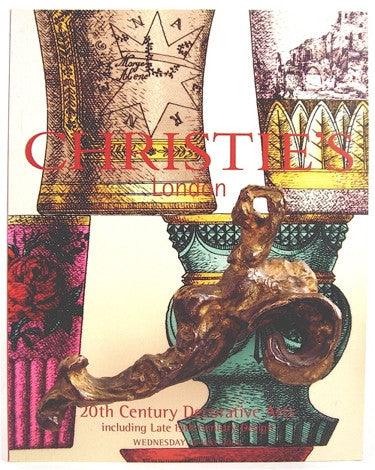 Christie's London  20th Century Decorative Arts including late 19th Century Design  Wednesday 15 May 2002.
