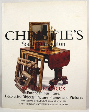 Christie's South Kensington At Home Week  European Furniture, Decorative Objects, Picture Frames and Pictures