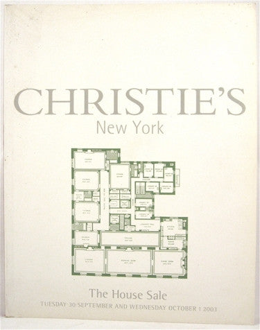 Christie's The House Sale  30 September/ 1 October 2003