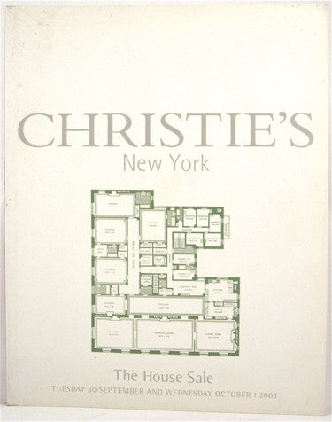Christie's The House Sale  30 September/ 1 October 2003