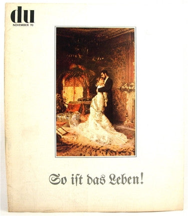 Du Magazine November 1970