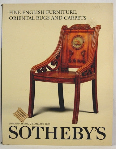 Fine English Furniture, Oriental Rugs and Carpets  London  16 & 24 January 2001