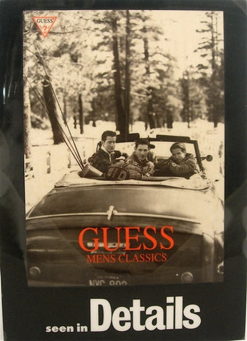Guess advertising placard