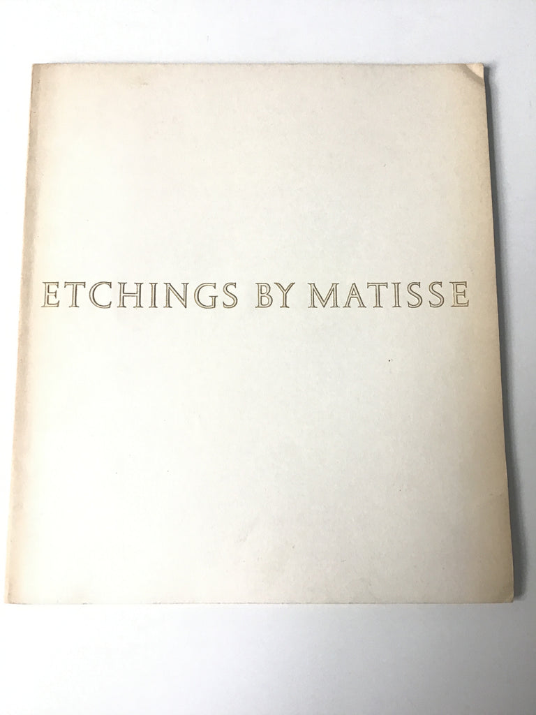 Etchings by Matisse