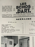 Les Echos d'Art Aout 1929