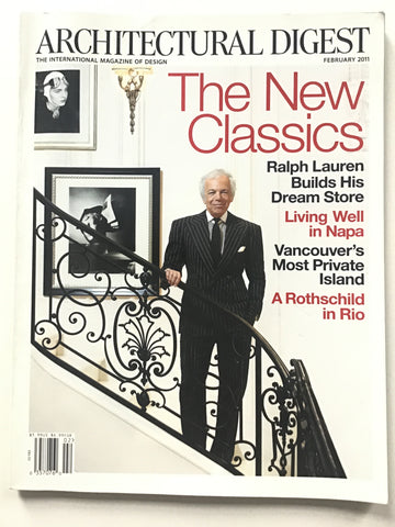 Architectural Digest February 2011 ralph lauren