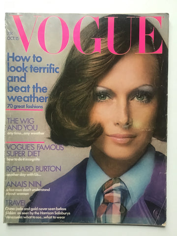 Vogue magazine October 15, 1971
