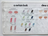 Avon Color Chart 1973