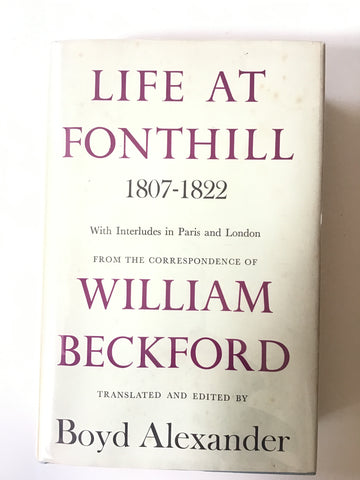 Life at Fonthill 1807-1822