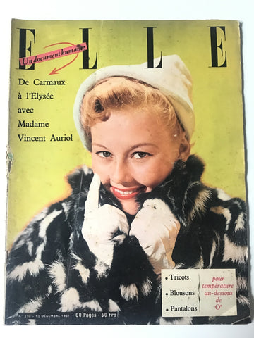 Elle magazine 10 Decembre 1951