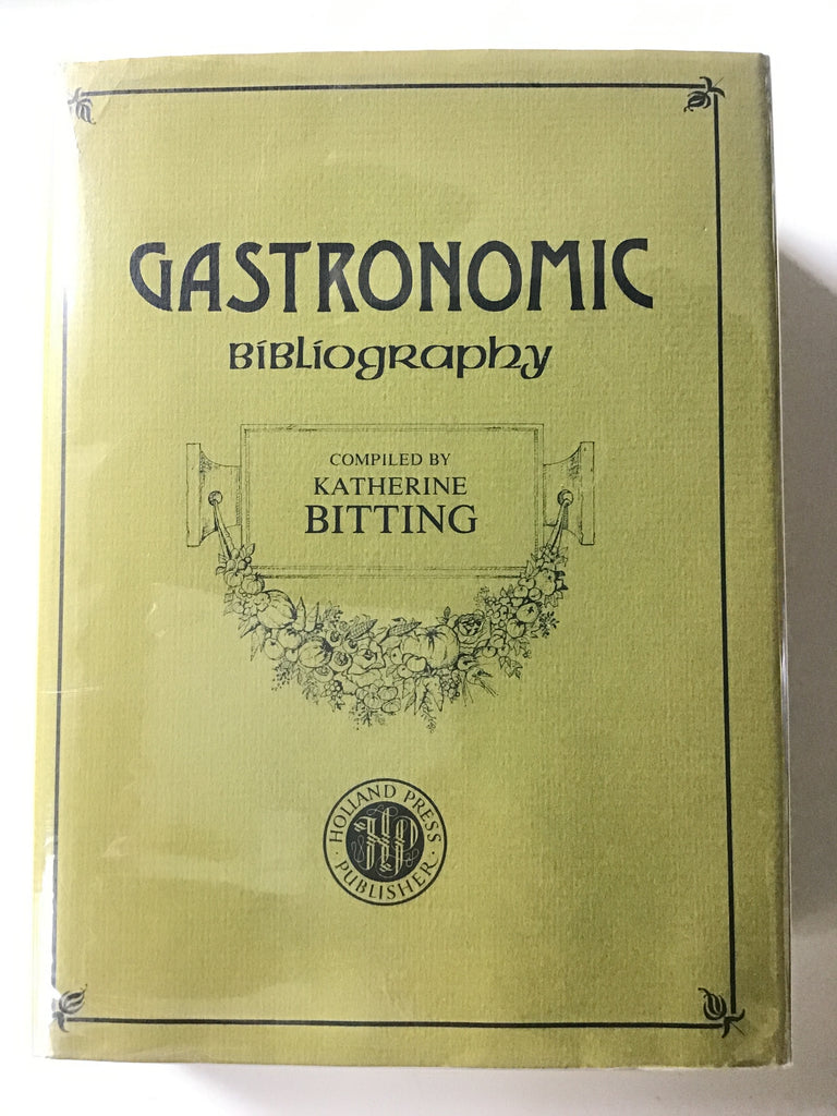 Gastronomic Bibliography