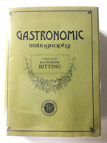 Gastronomic Bibliography