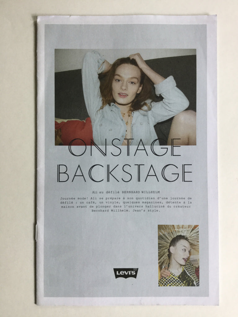 Onstage Backstage  (French Levi's promotional piece)
