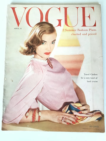 Vogue magazine April 15, 1955