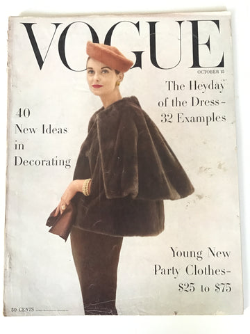 Vogue magazine October 15, 1955