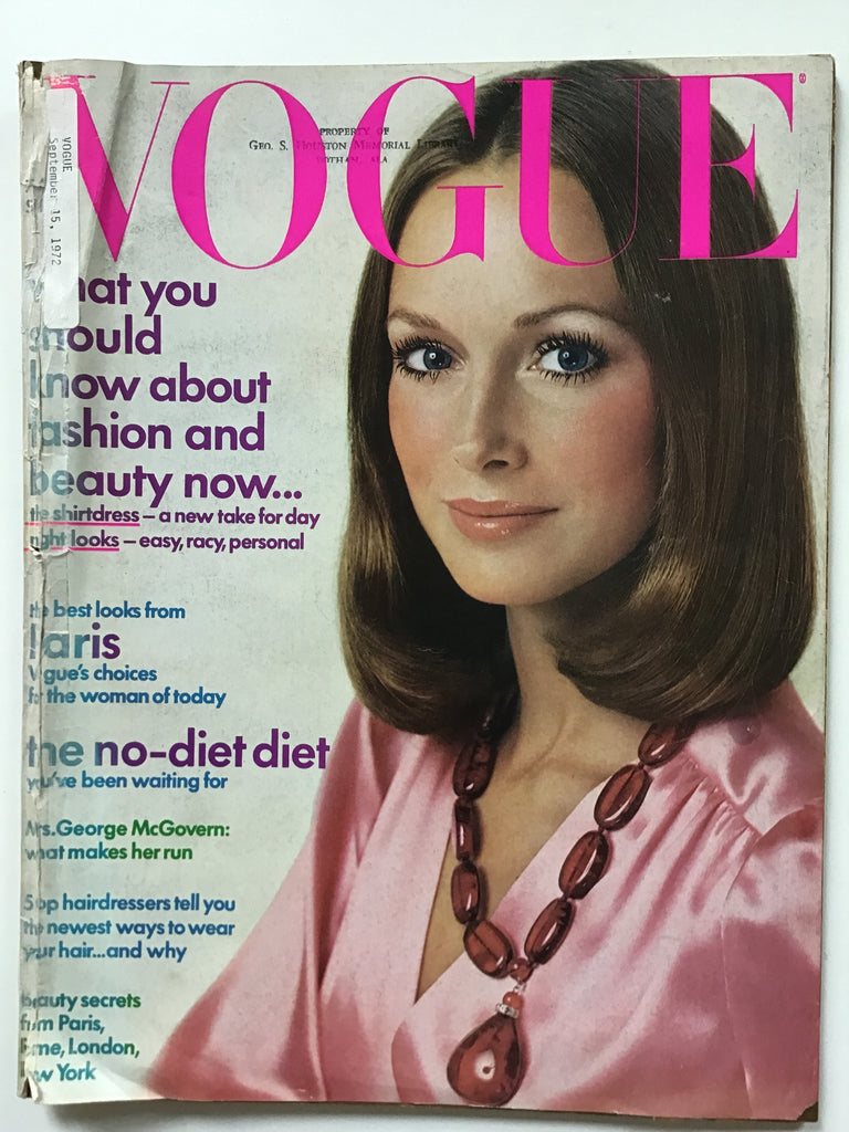 Vogue magazine September 15, 1972