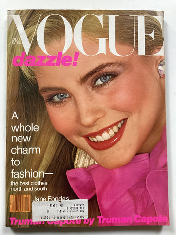 Vogue December 1979 helmut newton monte carlo truman capote