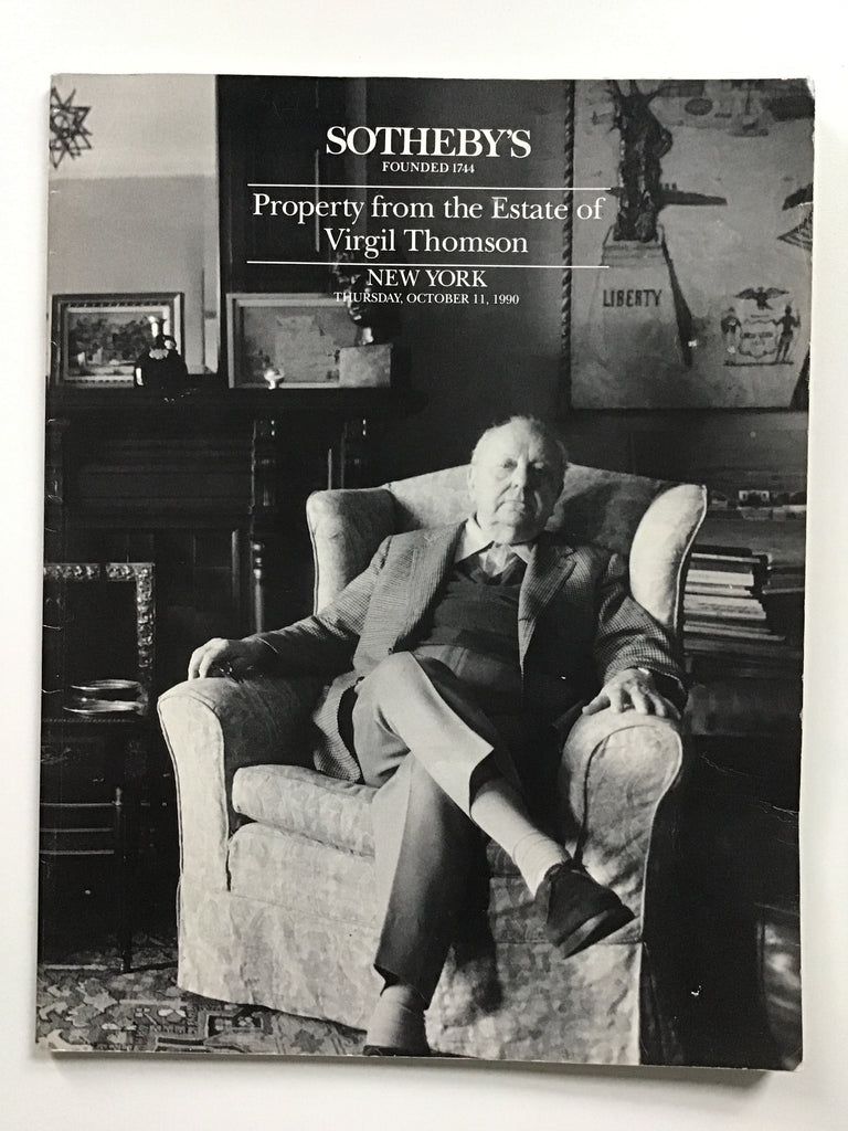 Property from the Estate of Virgil Thomson