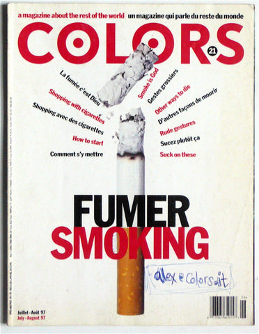 Colors magazine 21  August 97