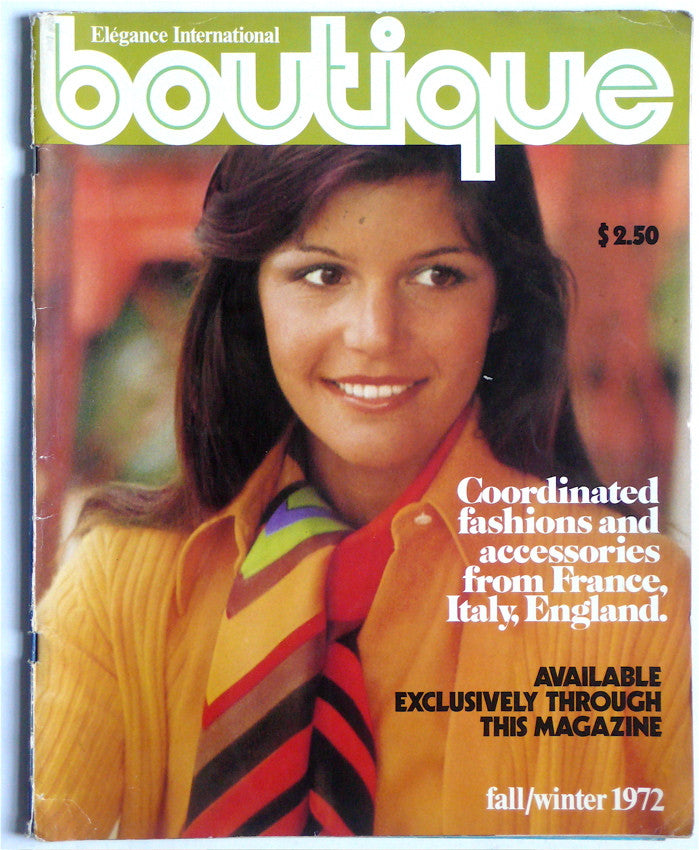 Elegance International Boutique fall/winter 1972