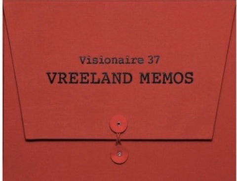 Vreeland Memos Visionaire 37