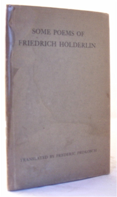 Some Poems of Friedrich Holderlin