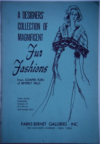 Somper Furs of Beverly Hills  (two auction catalogues)