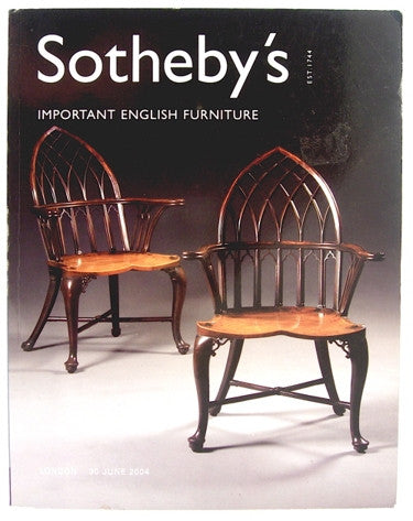 Sotheby's  Important English Furniture  London 30 June 2004