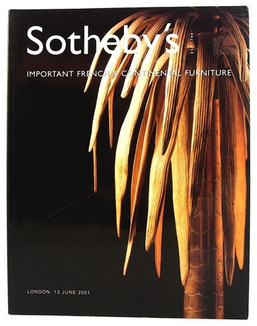 Sotheby's  Important French and Continental Furniture   London 13 June 2001