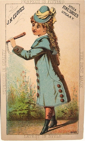 Utica Fine Shoes- old trade card