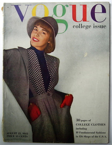 VOGUE Magazine  August 15, 1943