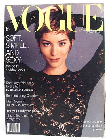 Vogue Magazine December 1992