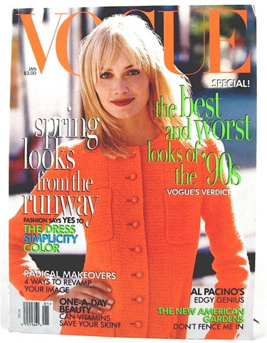 Vogue Magazine January 1996 amber valetta