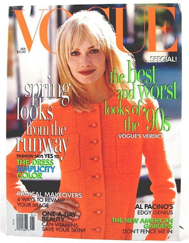Vogue Magazine January 1996 amber valetta