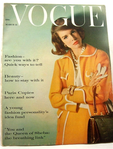 Vogue magazine March 15, 1960