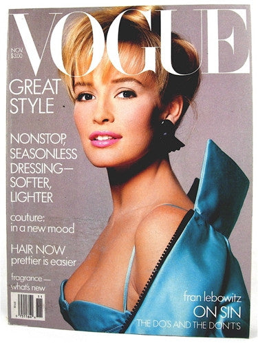 Vogue Magazine November 1986
