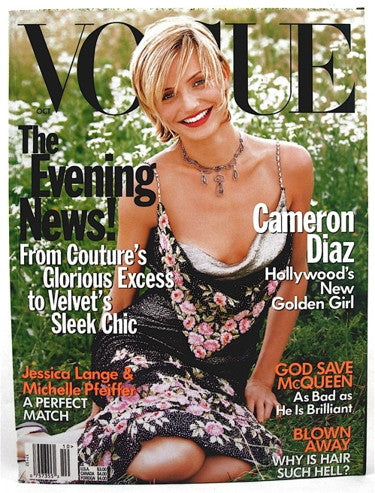 Vogue Magazine October 1997 Cameron Diaz by Steven Meisel on cover