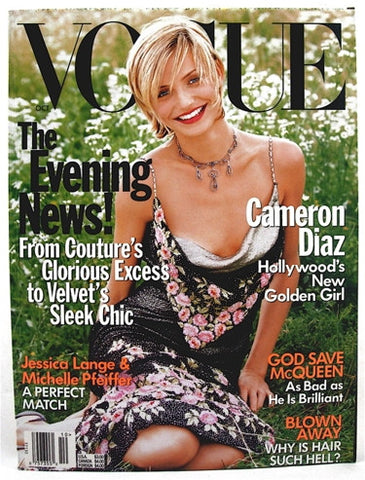 Vogue Magazine October 1997 Cameron Diaz by Steven Meisel on cover